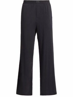 SKIMS Black Wide-Leg Lounge Pants